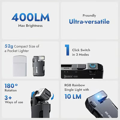 G5 Rechargeable EDC Flashlight