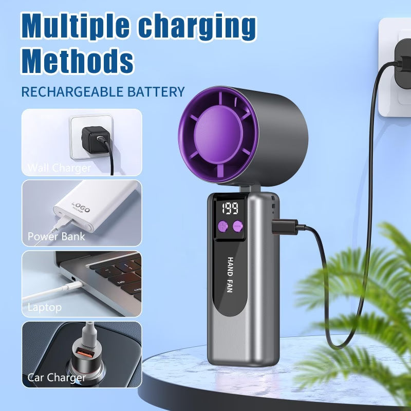 Small mini fan + new semiconductor cooling technology