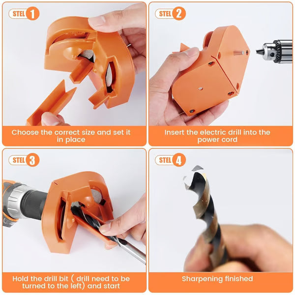 🎯 Portable Drill Bit Sharpener | New Grinding Tool with Stand