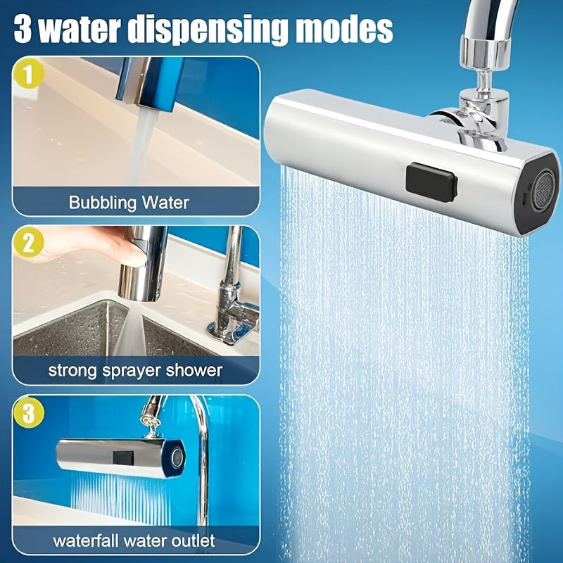 3-in-1 360° Rotating Waterfall Kitchen Faucet
