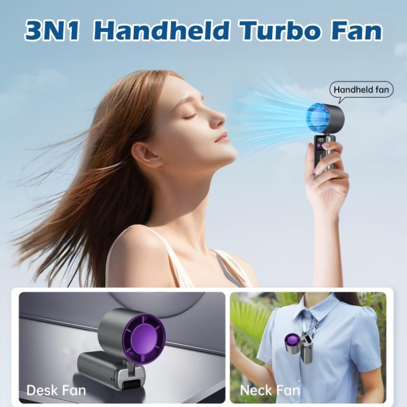 Small mini fan + new semiconductor cooling technology
