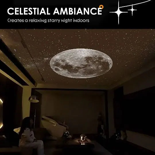 🌌 2-in-1 Starry Sky Projector & Night Light – Dual Modes, Interchangeable Films & USB Powered – Calm Nights, Magical Rooms 🛌