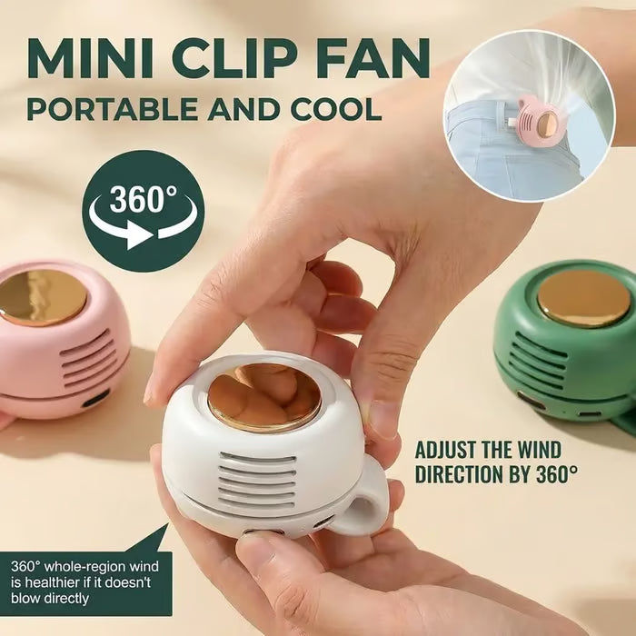 Upgrade Mini Bladeless Fan. Portable