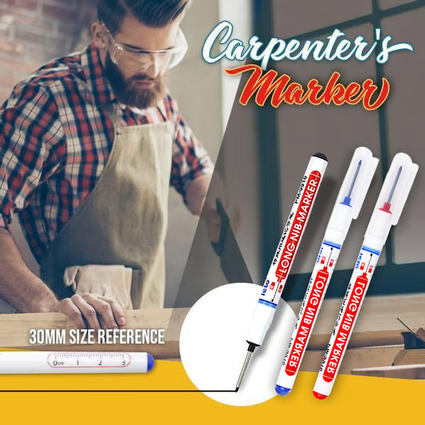 🔥 Buy 1 Get 1 FREE! Long Head Deep Hole Marker – Reach Tight Spots with Precision & No Mess ✍️🛠️