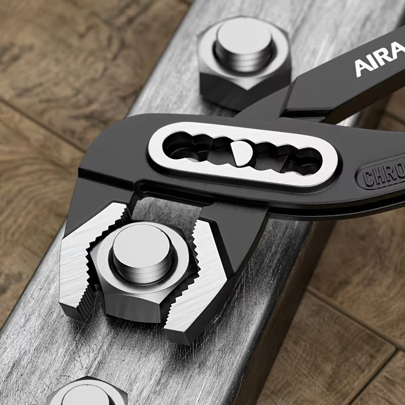 🛠️ Adjustable Pipe Grip Wrench – Strong Bite, No Slipping!