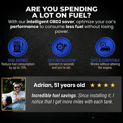 🚗Plug-and-Play Fuel Saver: Extend range, enhance fuel efficiency (Buy One Get One Free)