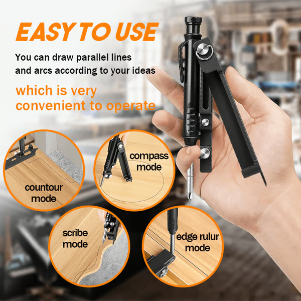 📏 Precision Angle Ruler Tool – Perfect Lines & Measurements Every Time!