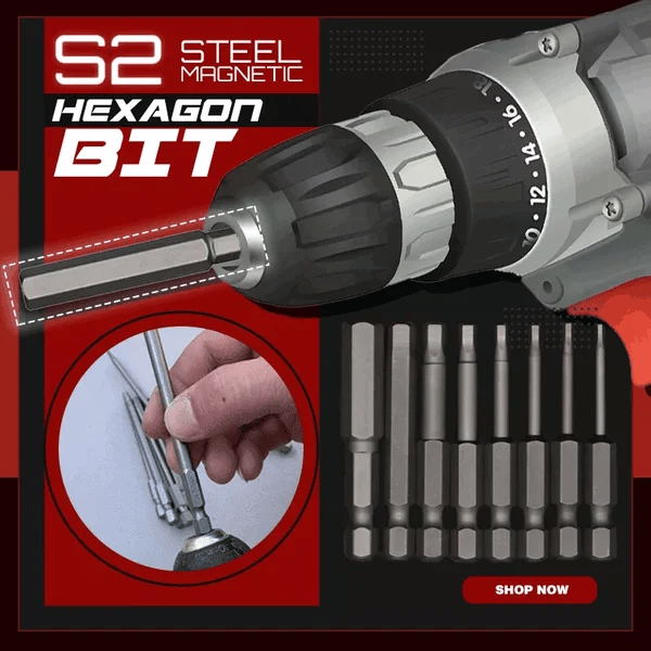🚀 Upgrade Your Tools with S2 Magnetic Hex Bits!