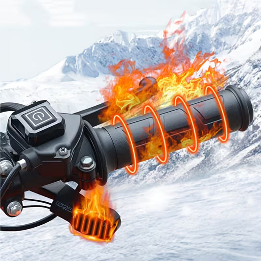 🏍️ ३-स्तर स्मार्ट हीटेड मोटरसाइकल ह्यान्डल – जाडोमा पनि तातो र सुरक्षित! 🔥