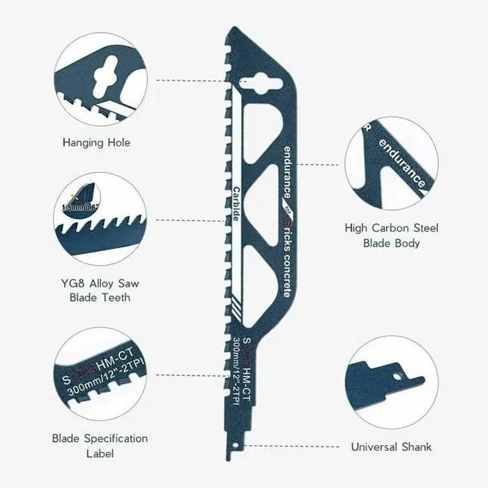 Reciprocating Saw Blade for Cutting EVERYTHING