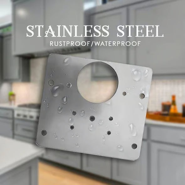Stainless steel repair plate (universal package with screws) four-piece set
