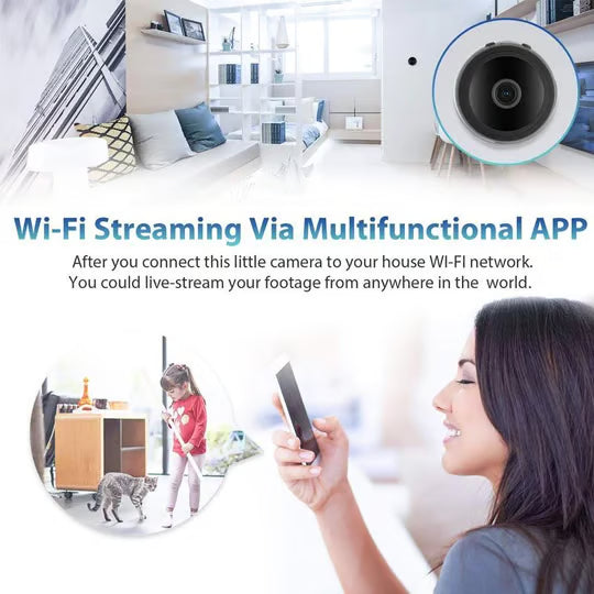 1080p Magnetic Upgrade Mini WIFI Camera Wide Angle