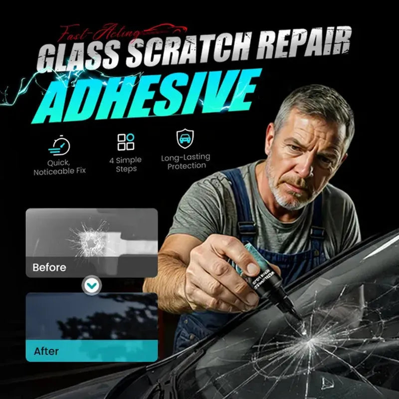 New Car Windshield Crack Repair Fluid