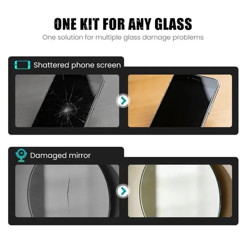 New Car Windshield Crack Repair Fluid