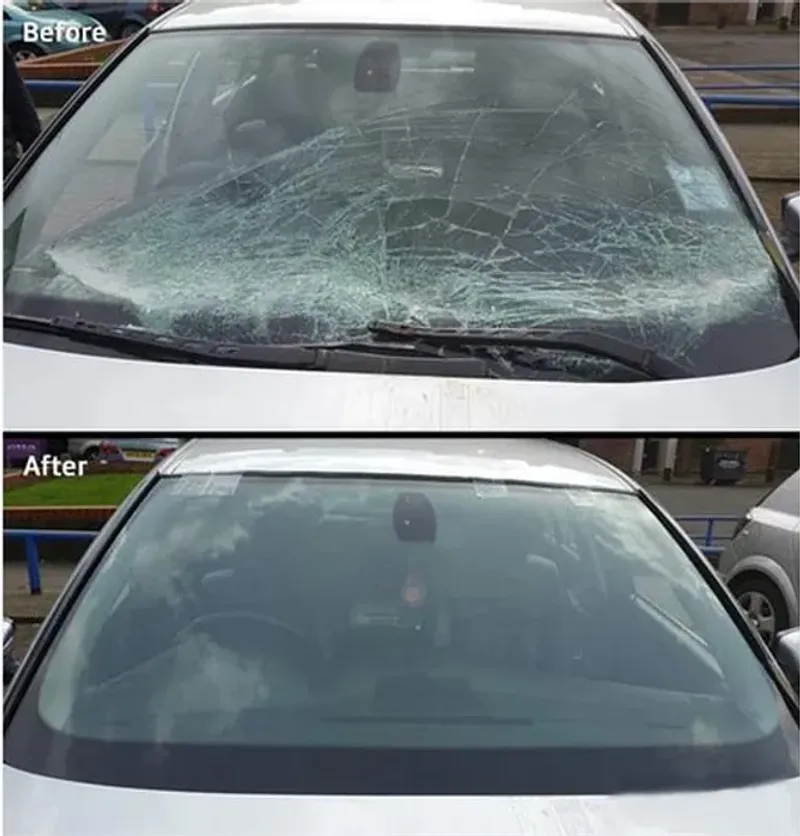 New Car Windshield Crack Repair Fluid