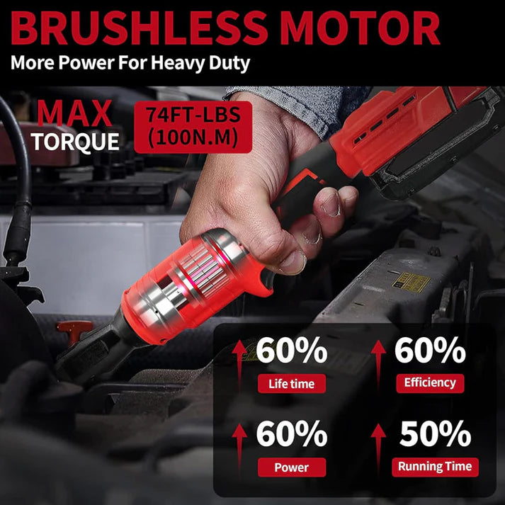 🔥 Cordless Electric Ratchet Wrench – Fast, Powerful & Effortless!