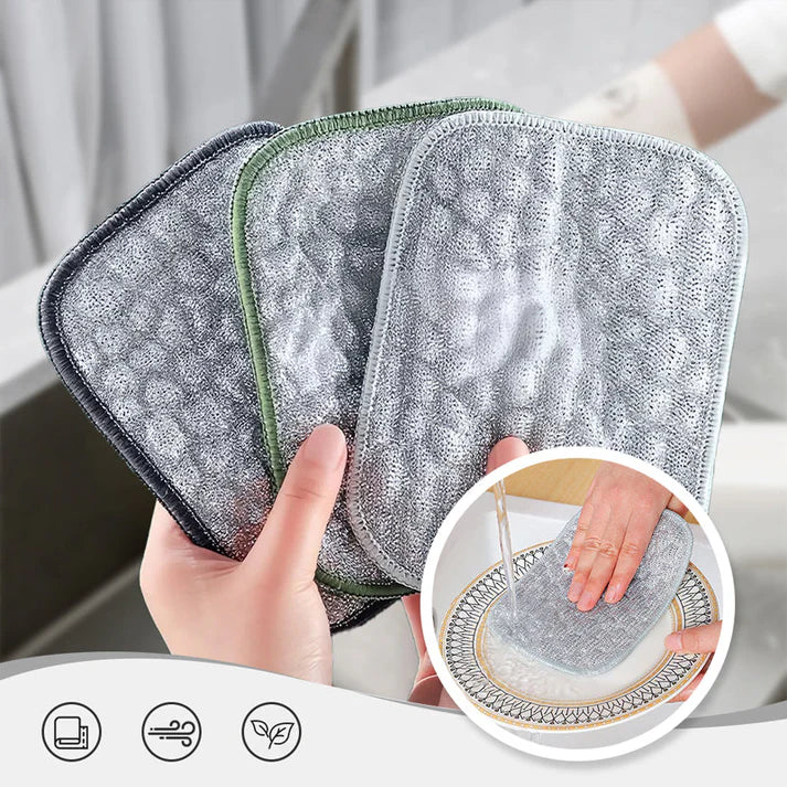 ✨ Non-Scratch Wire Dishcloth – Strong Cleaning Power (Buy 1 Get 2 Free)