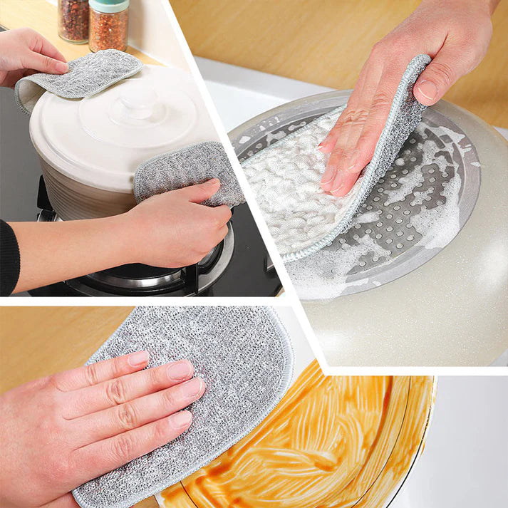 ✨ Non-Scratch Wire Dishcloth – Strong Cleaning Power (Buy 1 Get 2 Free)