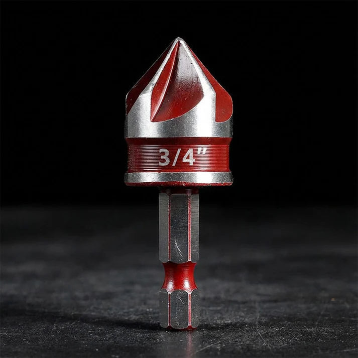 🔥 5PCS Wood Countersink Drill Bit Set – Perfect Chamfer Holes in Seconds!