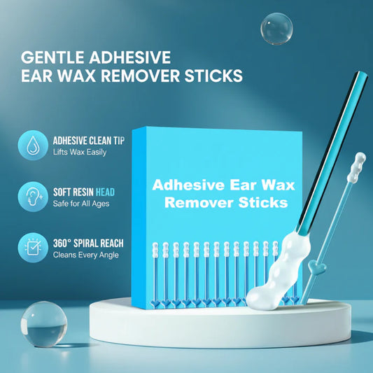 ✨ Gentle Spiral Ear Cleaner – Soft Resin Tip, Washable & Safe
