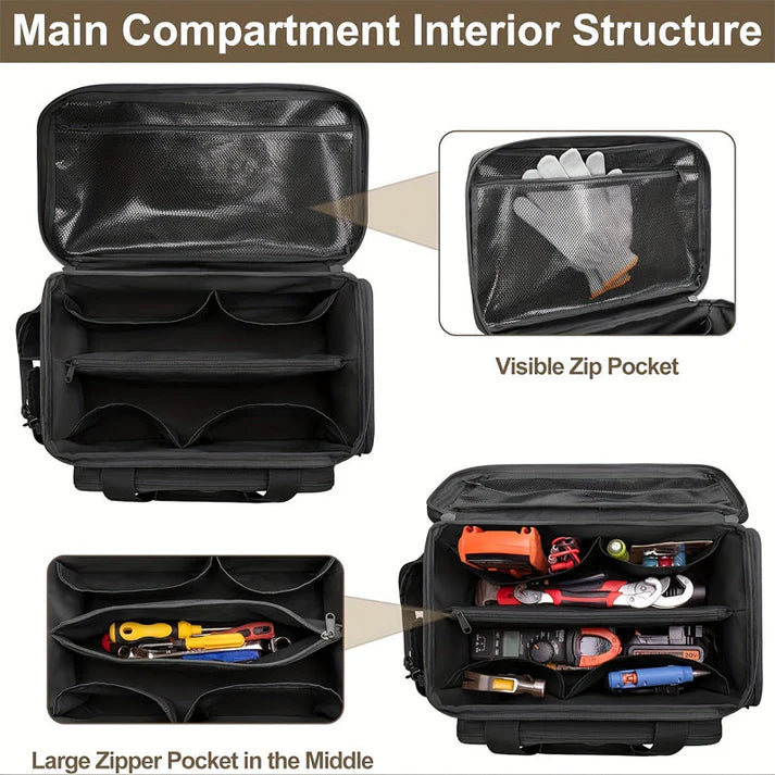 Heavy-Duty Canvas Tool Bag