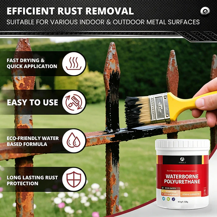 🔥 Waterborne Polyurethane Rust Converter – Instantly Stops Rust & Protects Metal!